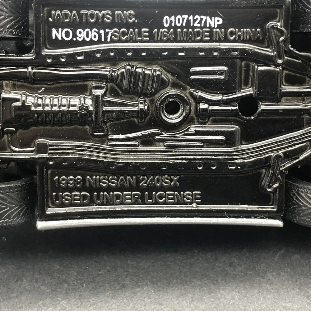 Jada Dub City 1998 '98 Nissan 240SX S-14 Car Silver‎ Diecast 1/64 Rubber Tires